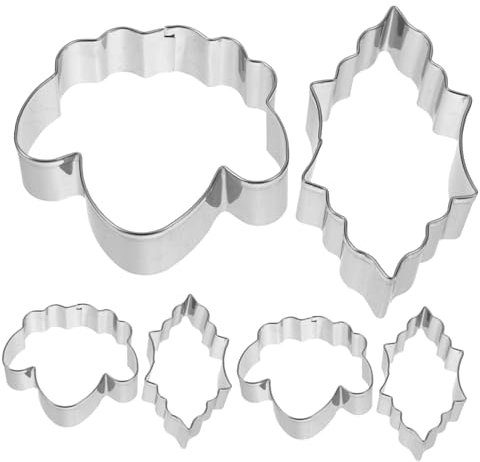 TOPBATHY 6stücke Austechform Für Kekse Austechformen Aus Edelstahl Zum Austechen Von Plätzchen Austechform Für Feste Für Feiertage Diy-formen Für Plätzchen Werkzeug Zum Austechen