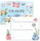 BIROYAL 13x Einladungen Kindergeburtstag Mädchen Junge mit Umschläge - Witzige Waldtiere Design - Geburtstagseinladungen Mädchen Jungen - 105x148mm Einladung Kindergeburtstag - Einladungskarten Kinder