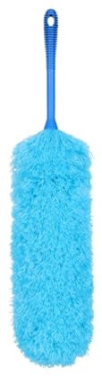 HOMESHOPA Blue Microfibre House Hold Duster for Cleaning, Washable, Lint Free Handheld Duster, Ideal for Cleaning of all delicate Surfaces