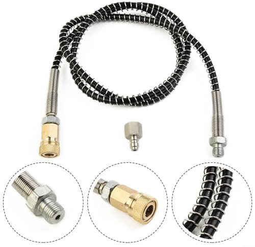 36 DN2 Microbore Hose for PCP Air Fill Station Charging Adaptor High Pressure 4500 PSI Scuba Tank Hand Pump Quick Connect System