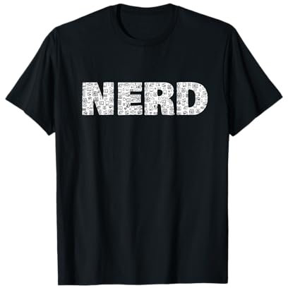 nerd retrò dispositivi geek coder gamer play pc input Maglietta