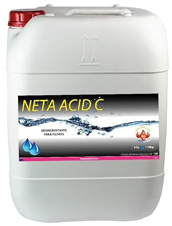 Desincrustante Limpiador de filtros de Piscina Neta Acid C - DIASA INDUSTRIAL (20 litros)