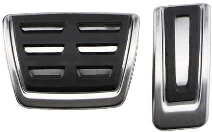 Bremsfußstütze Für VW Für GOLF 7 MK7 Edelstahl Auto Gaspedal Bremse Fußstütze Pedal Abdeckung(2Pcs AT)