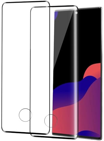 ICESPRING für Panzerglas für Samsung Galaxy Note 10 Plus Schutzfolie, 2 Stück Fingerabdruck-ID Panzerfolie für Samsung Note 10+ Folie, 9H Härte Schutzglas für Galaxy Note 10 Plus Panzer Schutz Glas