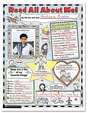 Instant Personal Poster Sets: Read All About Me! : 30 Big, Write-And-Read Learning Posters Ready for Kids to Personalize & Display With Pride!