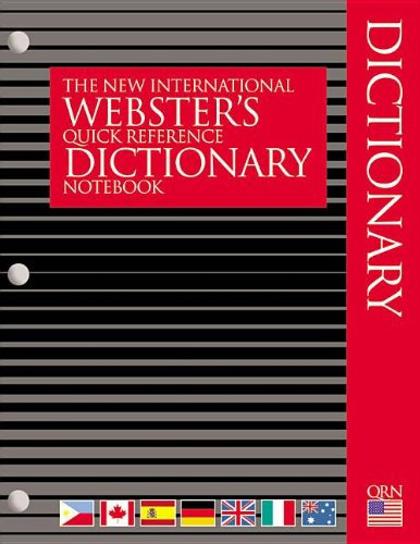 Quick Reference Notebook Dictionary