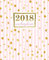 Wochenplaner: 2018 Wochenplaner : 19 x 23 cm : Goldene Punkte auf rosa Streifen (Wochenkalender, Familienplaner, Wochenplaner, Buchkalender, Tischkalender, Terminplaner & Tageskalender, Band 13)