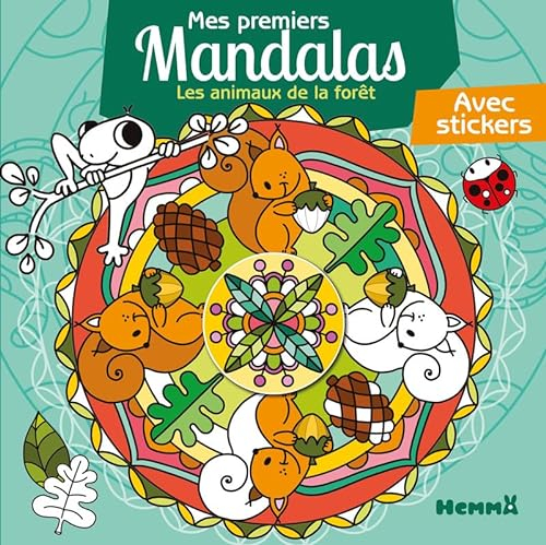 Mes premiers mandalas - Les animaux de la foret - Avec stickers