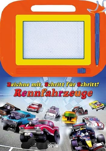 Zaubertafel - Rennfahrzeuge: Zeichne mit, Schritt für Schritt