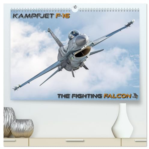 Kampfjet F-16 The Fighting Falcon (hochwertiger Premium Wandkalender 2026 DIN A2 quer), Kunstdruck in Hochglanz: Die F-16 Fighting Falcon, ein zeitloser Jet seit 1976 (CALVENDO Technologie)