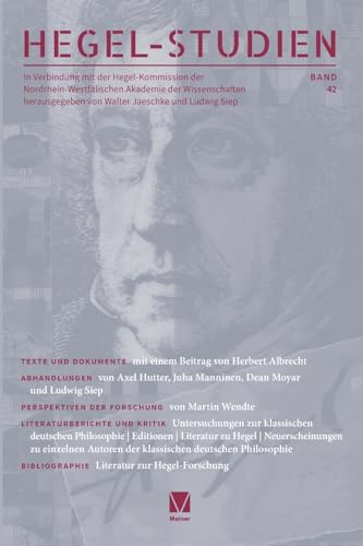 Hegel-Studien Band 42