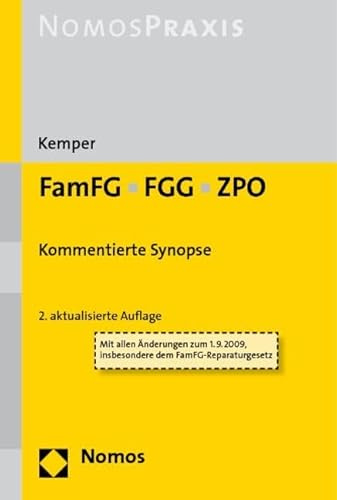 FamFG - FGG - ZPO: Kommentierte Synopse