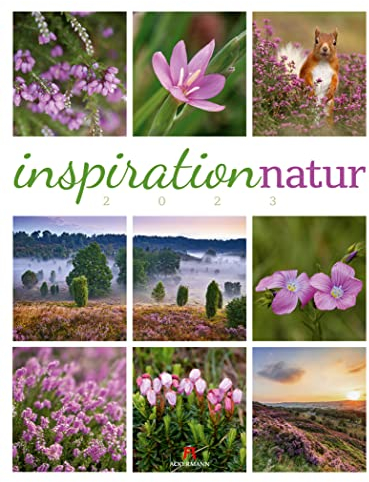 Inspiration Natur Kalender 2023, Wandkalender im Hochformat (50x66 cm) - Inspirations- / Naturkalender mit Bildmosaik im Triplet-Stil