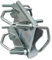Unitech DKS 60 - Morsetto a doppia croce, colore: Argento