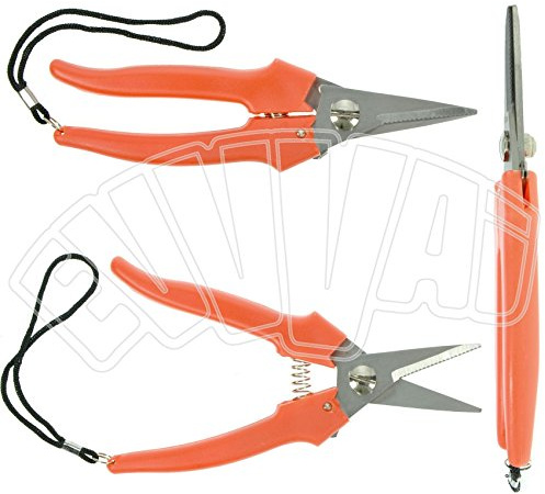 190 MM FORBICE COGLIUVA INOX CON FERMO RACCOLTA UVA VENDEMMIA VIGNA VITE VINO