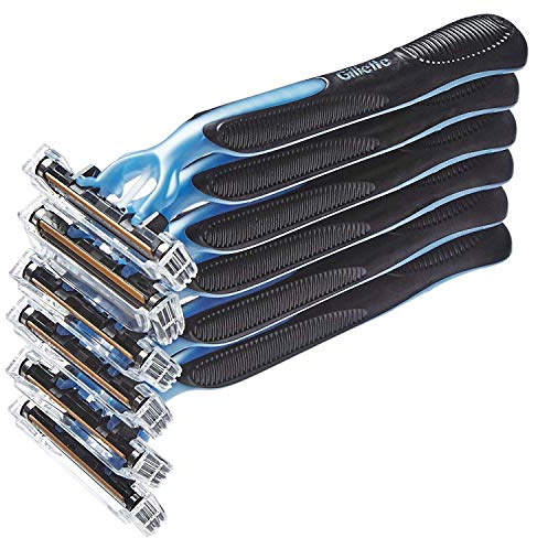 Gillette Blue 3 Disposable Razors, Smooth 4+2 Pack, Modern Style, For Male, Men's Shaving Razor