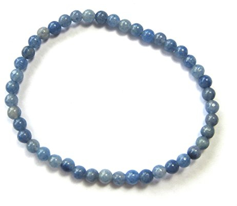 Amaryllis Kugel-Armband Blauquarz 4 mm