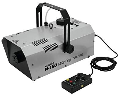 Eurolite N-150 MK2 Nebelmaschine | DMX-steuerbare Nebelmaschine mit 1500-Watt-Leistung | Kompakte Nebelmaschine mit hohem Ausstoßvolumen