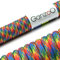 Ganzoo Paracord 550 Seil, Nylon-Polyester, 4mm, Typ 3, 30 Meter, 7 Kernstränge, Outdoor-Schnur, Allzweck-Seil, Hundehalsband, Hundeleine, Armband knüpfen, Camping, Survival - bunt 2