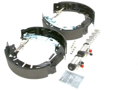 Bosch KS4688 Kit Super Pro - Rear drum brake kit - 1 pre-assembled set, 2 wheel brake cylinders, 4 brake shoes