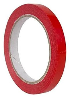 PVC-Klebeband, 12 mm x 66 m, Rot, für Beutelversiegelung