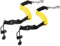 POFET 2PCS Kayak Rod Leash Paddle Safety Boat Fishing Rod Leash Universal Paddle/Fishing Rod Leash Kayak Accessories Length 21″-61″（Yellow）