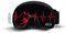 Soggle Ski Protective Microfibre Cover for Ski Goggles (One Size), Colour: Heartbeat Skier 3