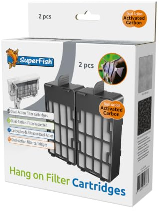 SuperFish Filterkartuschen-Set zum Aufhängen, 2 Stück