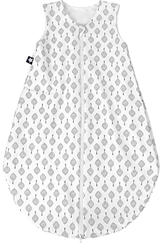 Julius Zöllner Baby Sommerschlafsack aus 100Prozent Jersey Baumwolle, Größe 62 , Standard 100 by OEKO-TEX, Little Bonsai