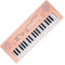 BF-3738 Musikalisches Elektrisches Keyboard Klavier mit 37 Tasten, Lern Keyboard Bildungsinstrument mit Einstellbarer Musiklautstärke für Anfänger(Rosa)