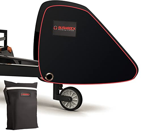 BUSHBOCK® Premium Deichselhaube aus Oxford 600D Material mit PU Beschichtung und Reflektoren. Universal Deichselabdeckung - auch für Wohnwagen/Anhänger mit Antischlingerkupplung & Kastenschloss