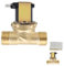 SWAWIS Elettrovalvola 1/2 pollici AC 230V Normalmente Chiuso Elettrovalvola Elettrosolenoide In Ottone, Elettrovalvola In Ottone Elettrovalvola Elettrosolenoide per Controllo Acqua