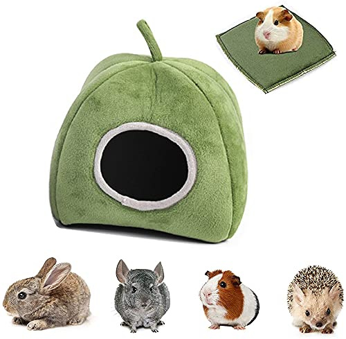 Hamsterbo, marsvinshus, säng för små djur, med upphängningsögla, för hamstrar, chinchillor, marsvin, små djur (grön)
