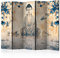 murando - Paravent Raumteiler Innen Buddha 225x172 cm 5-teilig Einseitig Raumtrenner Trennwand Holz Room Divider Mobiler Sichtschutz Spanische Wand Raum Abtrennung Spa Zen Natur p-C-0018-z-c