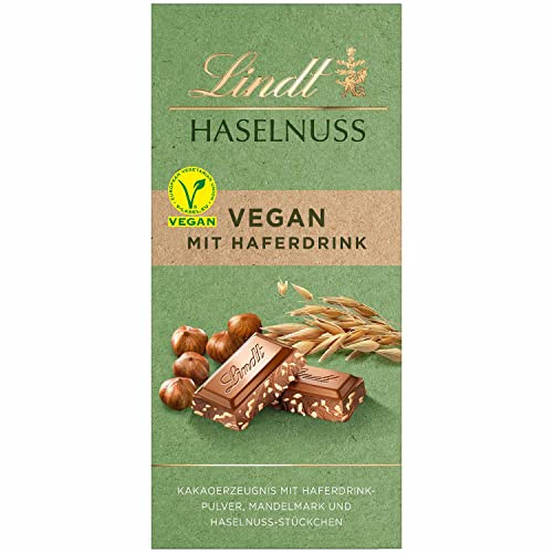 Lindt HELLO Vegan Haselnuss (Vegane Schokolade laktosefrei mit Haselnüssen) 100g x 20 (2000g)