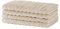 Merana Oslo Handtuch Set | schnelltrocknend, weich & fusselfrei | Frottier Luxus Qualität | 100% Baumwolle Frottee | Oeko-TEX | 590 GSM | Gästetuch & Gesichtstuch | Beige (4 x Gästetücher 30x50cm)