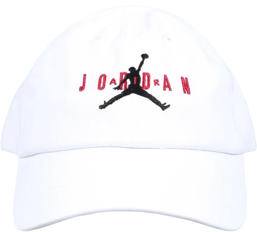 Jordan HBR verstellbare Mütze für Jungen (as1, numerisch, numerisch_4, numerisch_7, kleine Jungen, weiß (8A0569-001)/B_R, 4-7), Weiß (8a0569-001)/B_r, 4-7