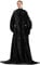 Maxesla Wearable Blanket with Sleeves, Soft Cosy Fleece Snuggle Blanket, blanket with arms Fluffy Plush Throws Winter TV Blanket for Sofa Couch, Snuggle Blanket with Sleeves 140 * 180, Black