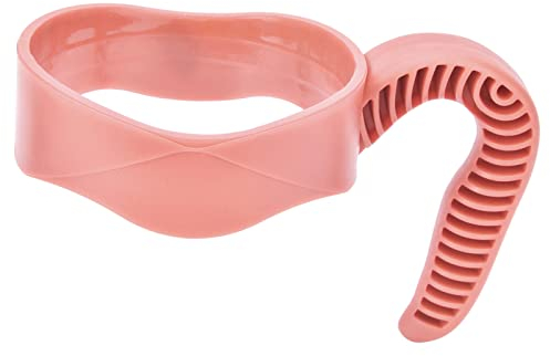 Mango Yeti Rambler, mango antideslizante para tazas, mango ergonómico de plástico para jarras de 20 a 30 onzas, botellas y la mayoría de los otros vasos(rosa)