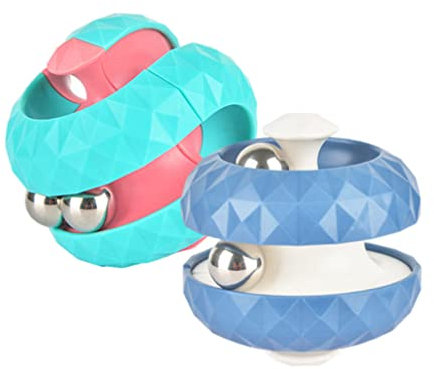 NUOBESTY Cube Jouet Anti-Stress en Plastique Durable Compact 2.2 Pouces Puzzle Rotatif pour Enfants Et Adultes Divertissement Portable pour Réduction du Stress Et Loisirs