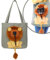 PAPIEEED Pet Cat Carrier Canvas Tote Bag, Cat Sling Pack for Outing Walking, Purse for Chihuahua Bichons Pomeranian