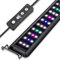 hygger Aquarium Beleuchtung, Vollspektrum Aquarium Licht mit LCD Monitor, 29W RGB LED Aquarium Beleuchtung mit 10 Helligkeitsstufen, Einstellbarer Timer,3 Modus für 90-111cm Süßwasser Aquarien