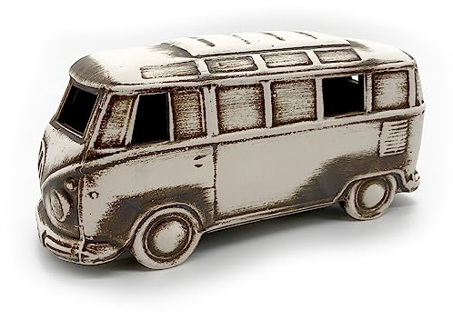 ZooPaul XXL Aquarium Deko T1 Bus Samba Camper Terrarium aus Keramik Dekoration
