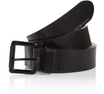 Tom Tailor Herren TTJASPER Gürtel, Black Uni, 105