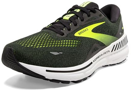 BROOKS Herren Adrenaline Gts 23 Sneaker, Black/Nightlife/Ebony, 41 EU