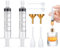 Segbeauty Outil de Transfert de Distributeur Parfum, Entonnoir en Métal pour Remplissage, Pipette en Plastique, Pompe de Recharge de Parfum, Seringue de Remplissage 5ml, pour Transfert de Parfum