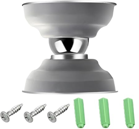 Magnetischer Türstopper, leiser magnetischer Türstopper für Glastür, Untere Oberseite der Tür, Wand, Bodenmontage, Schnappverschluss für Schrank, Badezimmer, Eingang