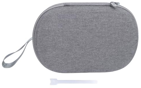 Alomejor Tragbare Reisetasche, EVA-Schutzhülle mit Innerer Mesh-Kartentasche und Loch für Vision Pro VR-Brillen