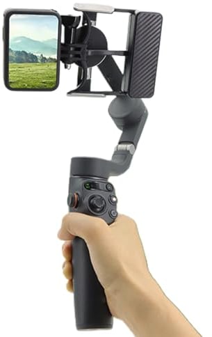 Lightweight Handheld Stabilizer Gimbal Adapter Mount Plate With Thumb Screw For OM 6 5 4 3 Action Cameras Mounting Part Switches Mount Plate Kit For Hero9/8/7/6/5/360 Cameras/Action 4