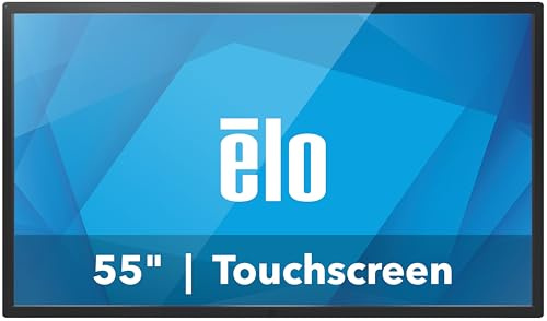Elo 5554L - 55 4K Touchscreen Signage - Infrared (IR) Anti-Friction, 20 Touch, 3840 x 2160, Black